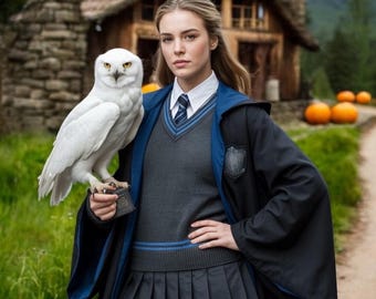 Witch Wizard Costume Uniform for Halloween Party