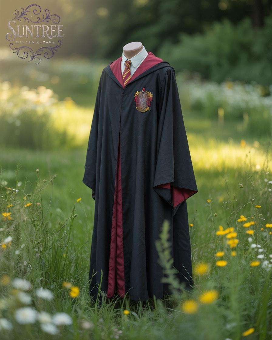 Halloween Wizard Robe Costume for Kids & Adults