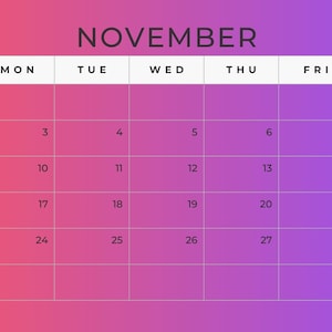 Calendar 2025