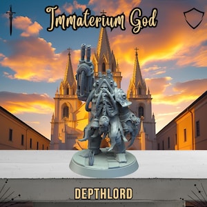 Depthlord - Immaterium God- 3D Printed - Bases Included
