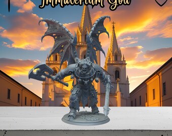 Exalted Onkronn - Immaterium God- 3D Printed - Bases Included
