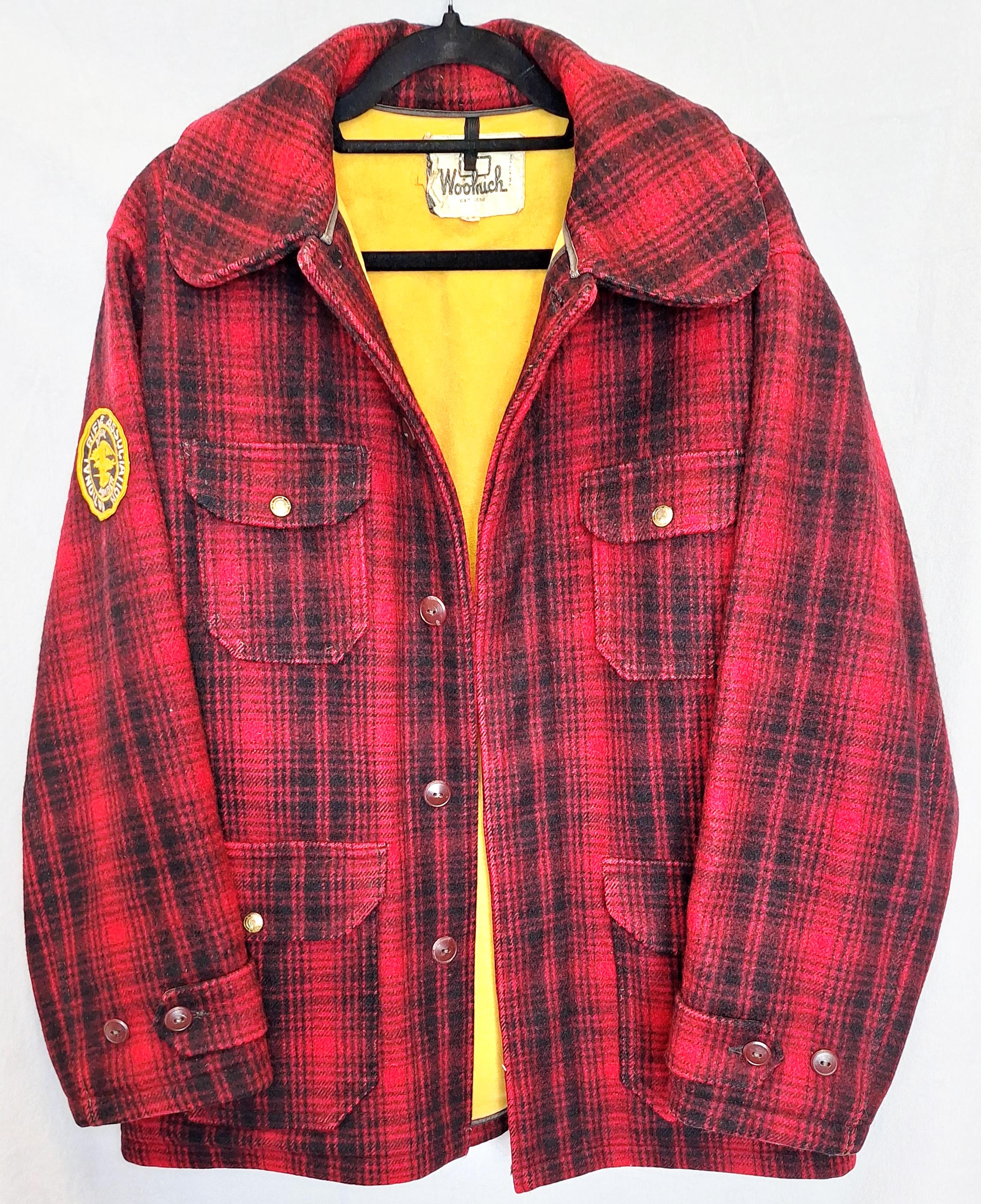 70s Woolrich ウールジャケット　44 Vintage 1970's Woolrich Wool Jacket – La Lovely Vintage