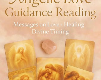 Lezen met liefdesbegeleiding door engelen met helende berichten, goddelijke timinginzichten, paranormale engelenkaartlezing en spirituele helderheid