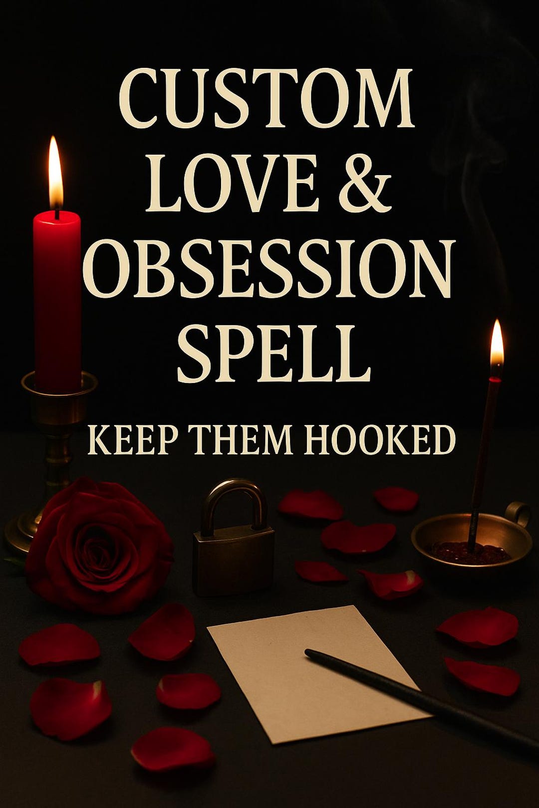 Custom Love Spell Casting | Binding & Devotion Ritual, Passion and ...