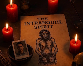 Intranquil Spirit Working | Dark Obsession for Regret and Haunting Thoughts | Custom Witch craft Energy Work and Spiritual Binding