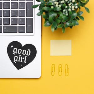 Dark Romance Stickers, Good Girl Aesthetic Laptop Sticker for Book Lovers, Kindle Decals, Booktok, Book Lover Stickers, Bookish Gift