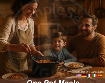 One Pot Meals | Easy Homemade Dinner Recipes for Comfort and Convenience (Digital PDF Guidebook)