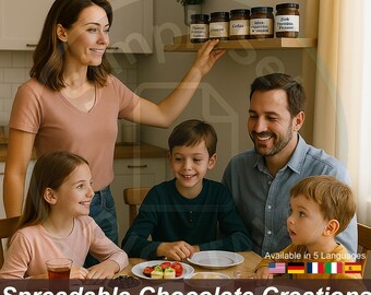 Homemade Chocolate Spread Recipes: Vegan & Hazelnut Options (PDF Downloadable Cookbook