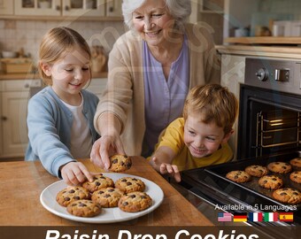 Raisin Cookies Recipe PDF | Old Fashioned Homemade Comfort Baking