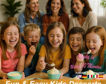 Kids Desserts Recipes PDF | Quick No-Cook Treats for Easy Homemade Snacks