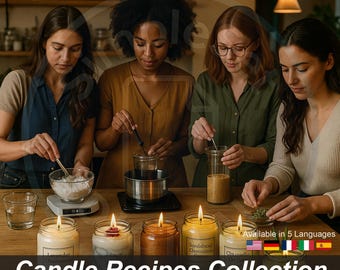 Candle Making Guide PDF | DIY Soy Wax Blends & Home Fragrance Recipes