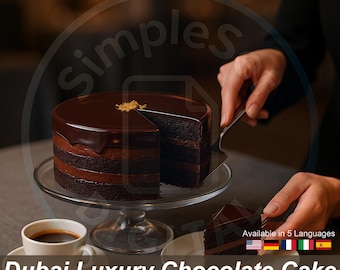 Dubai Chocolate Cake Recipe PDF | Gourmet Dessert Download for Baking at Home