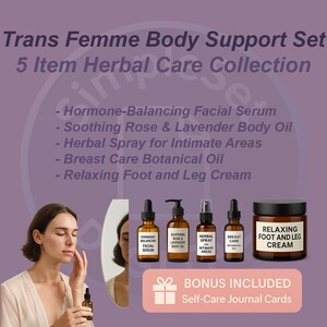 Kit de apoyo para mujeres transgénero: 5 recetas de cosmética natural + Diario de amor propio gratis