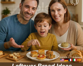 Leftover Bread Recipes PDF | Quick Budget Snacks & Toasted Meal Ideas