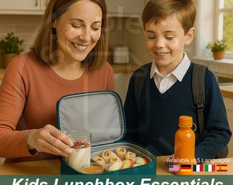 Kids Lunchbox Ideas | Easy School Lunch Recipes for Busy Mornings (Downloadable PDF)