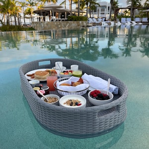 XL Luxury Floating Serving Tray for Food and Beverage