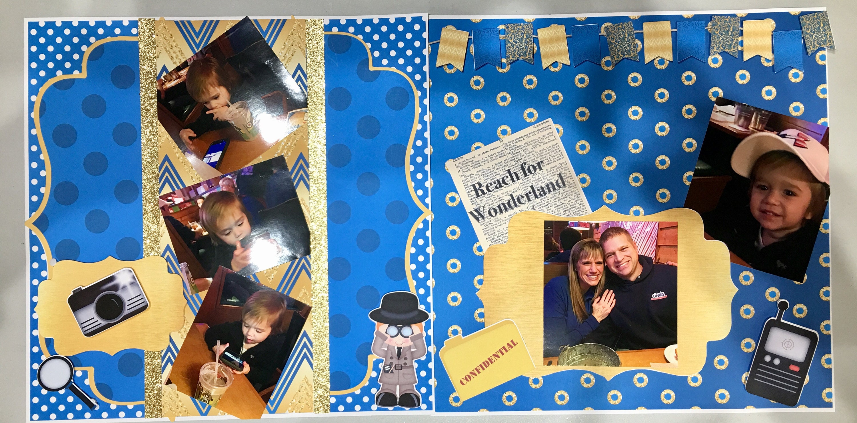 2 Page 12x12 Scrapbook Layout - Etsy