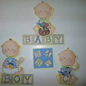 Baby boy or Baby girl die cuts