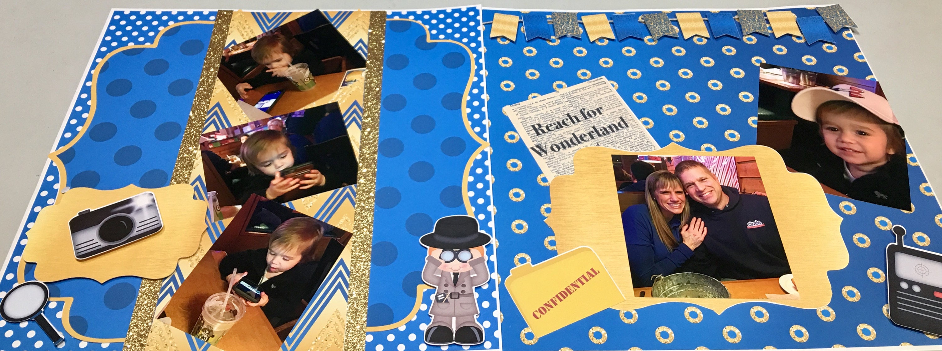 2 Page 12x12 Scrapbook Layout - Etsy