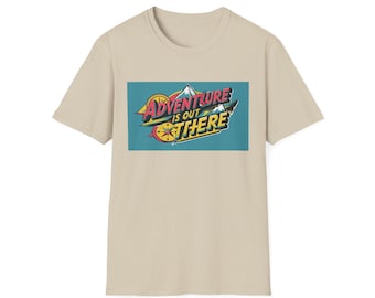 Adventure Awaits T-Shirt: Unisex Travel Tee, Outdoorsy Style