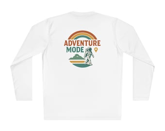 Adventure Mode Long Sleeve Tee: Hiking, Camping, Outdoor Explorers