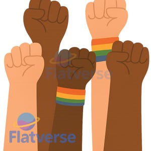 透明な無料サンプル（ほぼ） - プライド月間フラットバースLGBTQI+インクルージョン