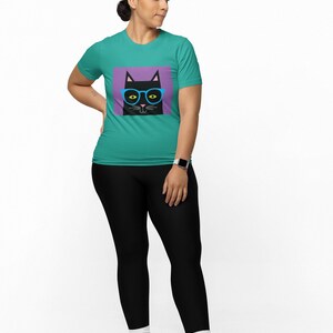 Cool Cat with Glasses Graphic T-Shirt, Cute Cat Lover Gift, Funny Pet T-Shirt, Unisex Graphic Tee, Gift for Cat Lovers