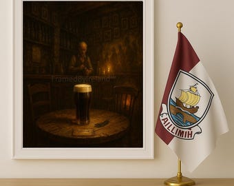 Irish Pub Stout Print - Vintage Bier Bar Wandkunst (Digitaler Download)