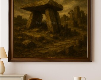 Poulnabrone Dolmen Print, Ancient Irish Tomb, Burren Landscape (Digital Download)