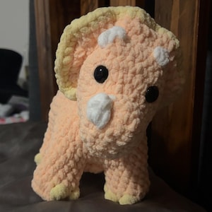 Amigurumi Triceratops Plushy