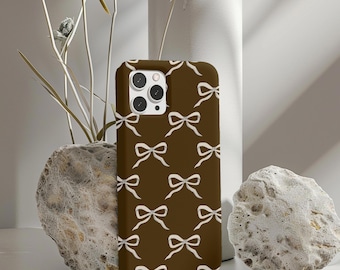 Bow Pattern Phone Protective Case for iPhone, Samsung Galaxy, and Google Pixel
