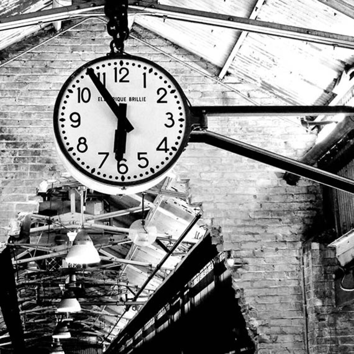 New York Travel Photography City Clock Warehouse Wall Art Etsy