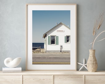 Coastal Home Wall Decor, Summer Beach Photography, Cape Cod, Seaside Cottage Photo, Seaside Print, Nautical Art