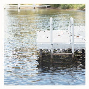 Pier Print, Lake Photo, Beach Photography, Coastal, Home Decor, Nautical Wall Art, Lake Scene Print, Dock, Water Photo