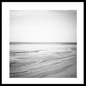 Conjunto de dos, estampados de playa en blanco y negro, conjunto de fotos de Cape Cod, decoración náutica, casa costera, decoración de la casa de playa