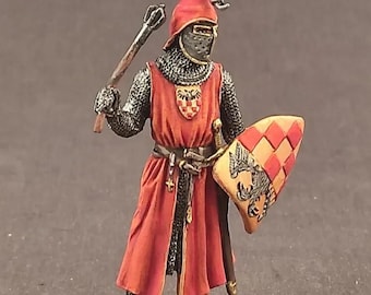 Count Otto von Botenlauben Hand-Painted Tin Figurine 13th Century Germany 54mm