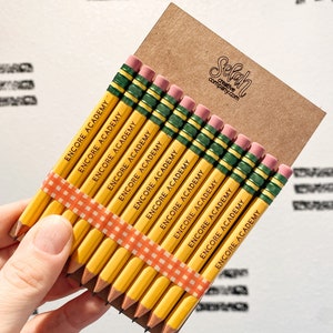 Erasable Golf Pencil Set - Engraved Pencils Name Pencils Ticonderoga Pencils Pencils with Names Back to School Golf Game Golf Pencil