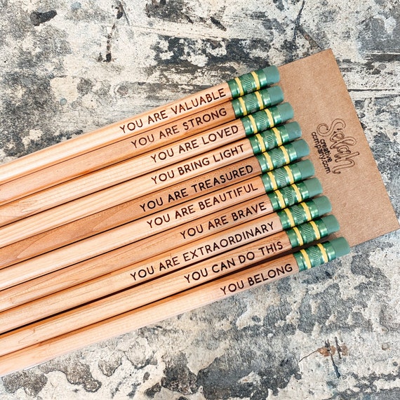 Personalized Laser Engraved Ticonderoga Pencil Teacher Student Special Gift  Unit Of pack: 1 pencil: Buy Online in the UAE, Price from 49 EAD & Shipping  to Dubai