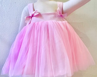 Tutu Chiffon Pinafore Dress for Girls 9M-12Yrs / Tutu Dress / Birthday Dress / Available in 5 Colors