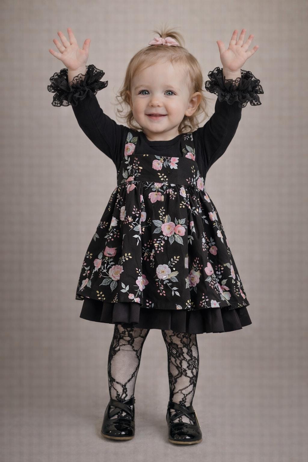 Floral Lace Footed Leggings for Girls Available in 4 Colors / Lace Tights / Formal Tights / Girls Tights