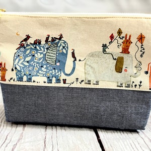 Elephant Cosmetic Bag, Toiletry Bag, Elephants - Etsy