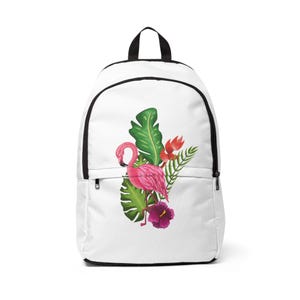 Tropical High School Backpack, Kindergarten Girl Backpacks for Teen Bookbag Cute Girl Book Bags, Girls Bookbag, Black Girl backpack - Unisex