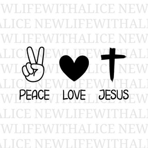 Archivo de corte SVG de fe cristiana con versículo bíblico, paz, amor, Jesús, dicho religioso en SVG, vector cristiano, archivo de versículo bíblico