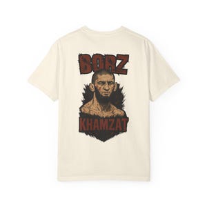 Khamzat Chimaev BORZ UFC Shirt MMA Fighter Edgy Vintage Graphic Tee