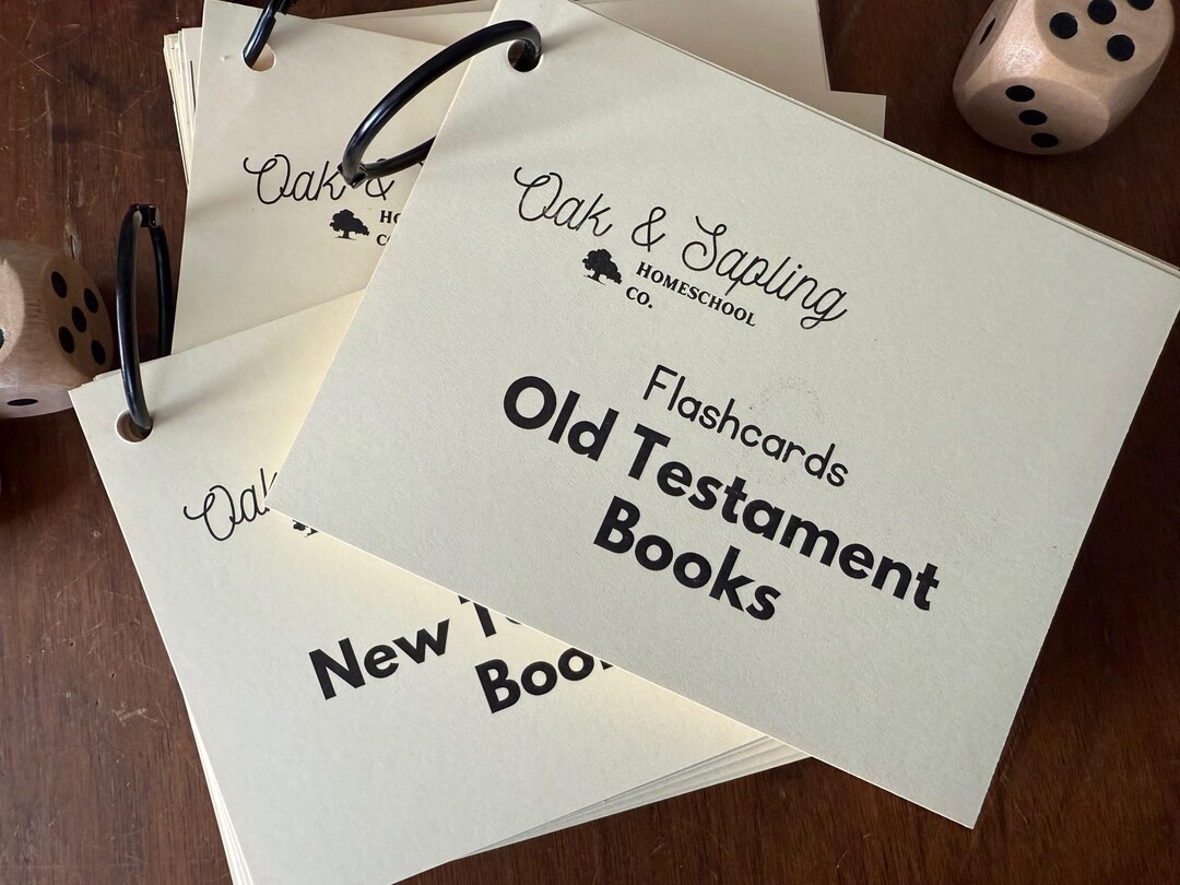 Books of the Bible Old Testament and New Testament Flashcards ...
