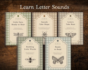 Preschool & Kindergarten Reading Curriculum Bundle | Phonemic Awareness Letter Sounds Phonics Program | Science of Reading Homeschool PDF