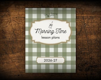 Homeschool Morning Time Planner | Morning Basket Lesson Plans | Loop Schedule Planning | Canva Pro Template for Memory Work, Book Basket