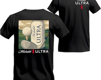 Michelob Ultra Golf Vintage T Shirt Retro Can Golf Graphic With Classic Masters Tournament Inspired Design Trendy Gift Ready Lover Summer