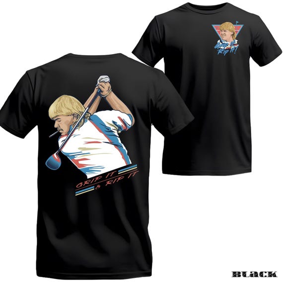 John Daly Golf Of America 4th Of July Tshirt, Grip It And Rip It Golf Shirt, America Golf Tee, Men And Women, Classic Cotton, Menswear Top