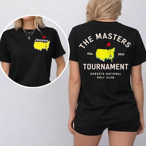 Masters Augusta Golf T Shirt | Vintage Augusta Inspired Golf Tournament Fan Graphic Design Trendy Graphic Gift Style With Classic